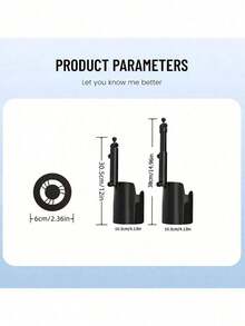 Suport magnetic pentru pahare auto 2 în 1, suport pentru telefon, magnet puternic, universal, rotativ și telescopic la 360°, model durabil