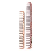 2pcs Aluminum Comb & Stainless Steel Haircut Comb, Salon Hairstylist Barber Cutting Comb, Grooming Flat Top Hair Comb - Multicolor - View 15