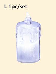 1/3/12/24 piezas Luces de vela electrónica blanca LED, luces de vela sin llama a pilas, velas decorativas adecuadas para boda, mesa de comedor, vacaciones, Navidad, fiesta de cumpleaños, Día de San Valentín - luz blanca - Ver 16