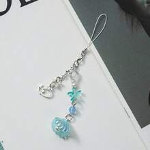 Niche DIY Hanging Chain Card Year After Year Fish Mobile Phone Chain CCD Camera Pendant Chain Bag Cute Accessories - A - 查看 3