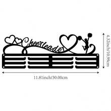 1pc Cheerleader Medal Display Rack, Metal Wall Decor Storage Rack, Athlete Gift