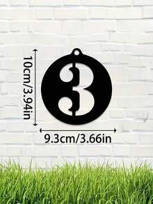 1 Stück Digitale 0-9 Metall Hausnummer - frei kombinierbar, robuste Gusseisen Hausnummernplatte, wandmontierte Briefkastennummer, geeignet für Heim-Dekoration, Garten-Dekoration, Haustür, Garagentor, Geschäft, Studio, Eingangsbereich Wanddekoration, ideal für Heimdekoration und Weihnachtsgeschenke