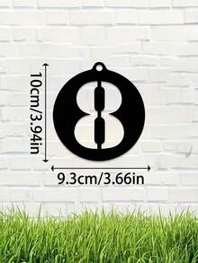 1 Stück Digitale 0-9 Metall Hausnummer - frei kombinierbar, robuste Gusseisen Hausnummernplatte, wandmontierte Briefkastennummer, geeignet für Heim-Dekoration, Garten-Dekoration, Haustür, Garagentor, Geschäft, Studio, Eingangsbereich Wanddekoration, ideal für Heimdekoration und Weihnachtsgeschenke