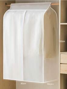 1 Peça Capa de Poeira de Roupa EVA Branca com Zíper, Protetor de Roupas Leve para Pendurar no Quarto, Escritório, Armário e Dormitório, Bolsa de Armazenamento Econômica, Apenas Lavagem Manual ou a Seco, Protetor de Guarda-Roupa | Bolsa de Roupas com Zíper | Armazenamento de Fácil Acesso, Organizador de Roupas Bolsa de Roupa 263 Bolsa Impermeável Bolsa de Armazenamento Armazenamento de Roupas Bolsa de Roupas Cubos de Embalagem Essenciais de Viagem Organizador de Viagem - Multicolorido - Visão 9