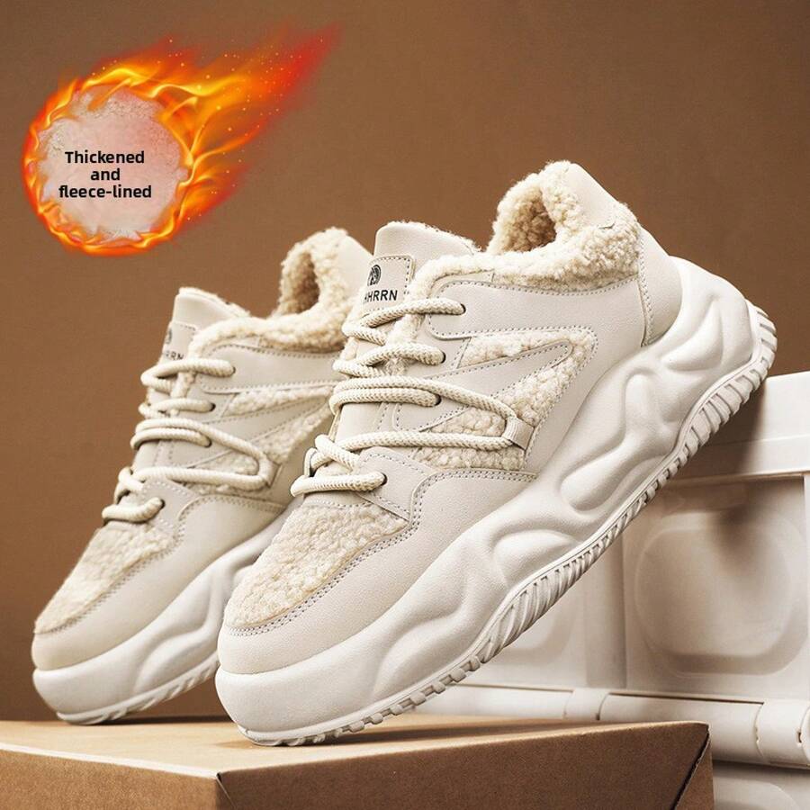 Men Casual Athletic Shoes - Apricot - View 1
