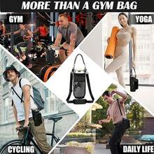 Nuova borraccia magnetica fitness calda, borsa termica portatile per borraccia sportiva in materiale da immersione da 40 once, tazza King of Ice - nero - Visualizzare 7