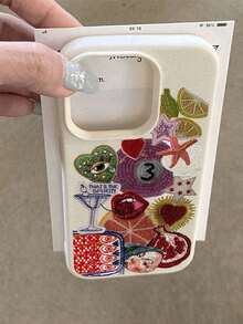 1pc TPU Material Minimalist Fashion Ocean Lips Pattern Phone Compatible With 17/17Promax//17Pro/16e/16Promax/16/15/12Promax/13/13Promax/14/15/17/16Pro/11Promax/12, Personalized Design Fashionable Protective Soft, Unisex Protective Compatible With S24/A54/S23 Stylish Unique Phone, Stand Out With Personality - Valentine's Day Birthday Easter Gifting Loved Ones & Personal Use - 1pc - View 4