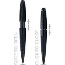 Edge Matte Black Lacquer Gel Rollerball Pen