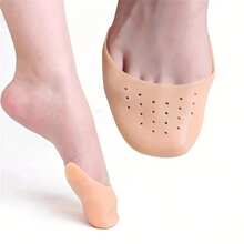 1 Pair TPR Toe Protector, Forefoot Pad, Dance Anti-Friction Sleeve, Anti-Pain/Breathable Non-Slip, Suitable For Ballet, High Heels, Essential For Dance Practice - Multicolor - View 2