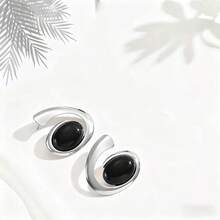 新款时尚不对称勃艮第项链、耳环、戒指、手链奢华珠宝套装、独特设计时尚配饰 - 不規則e - 查看 31