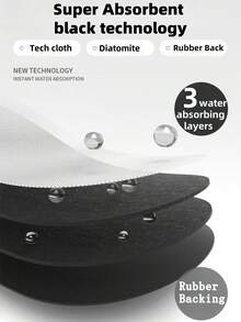 1/2pcs Soft Non-Slip Bathroom Rug, Absorbent Silica Gel Bath Mat, Quick Dry Bathroom Mat, Halloween Decor Carpet, Room Decor Rug, Autumn Decor Carpet, Kitchen Rug