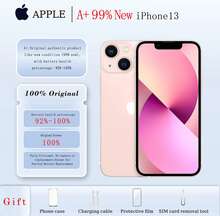 Apple A+, iPhone 13 đã qua sử dụng, Sản phẩm chính hãng nguyên bản, Tình trạng như mới (Mới 99%) Với tỷ lệ phần trăm tình trạng pin: 90%-100%; Màn hình gốc - Hồng - Xem 8