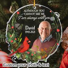 This Christmas Baby Bump To Daddy - Personalized Ultrasound Ornament - Christmas Gift For Dad,Personalized Photo Acrylic Ornament,Ornament Christmas Tree Decoration On Christmas,Christmas Decor, Xmas Ornament,Christmas Gift. - C-fetus Photo Ornament - View 13