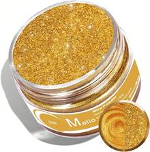 Matio Mica Powder, 1.8oz/ 50g White Pearlescent Effect Mica Powder Epoxy Resin Natural Color Pigment Soap Making, Bath, Candle Dye, Resin, Paint,Nails,Jewelry, Slime Pigment - Gold - 查看 6
