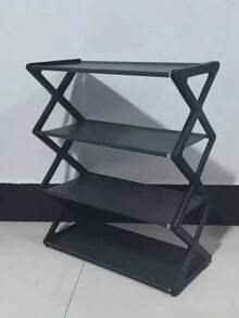 Kệ giày 3 tầng hình chữ X, tiết kiệm không gian, dễ lắp ráp, lý tưởng cho gia đình và nhà bếp, phù hợp để cất giữ giày dép, kệ giày hiện đại, giá đựng giày, kệ giày phòng khách và trang trí nhà cửa. - Nhiều màu - Xem 6