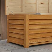 Outsunny Outdoor Storage Box, Cabinet, And Shelf - Tabac - Voir 7