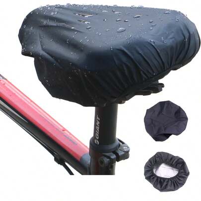 5/3/2/1pc Bike Seat Cover Waterproof Bicycle Seat Cover Durable And Washable Bike Seat Sun & Dust Protector With Drawstring Bike Accessory For Mountain Bike Ordinary Bicycle, Easy To Assemble