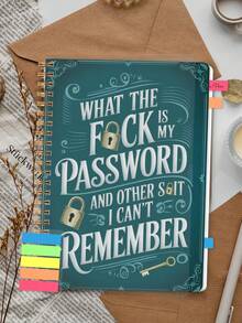 Trees Funny Password Book,A5 Password Keeper Book With Lock Key Design, For Internet And Computer Logins, Record Websites, Usernames, Passwords, Home Or Office Supplies, Unique Gift For Women Men