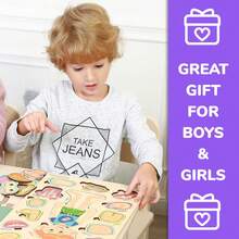 QUOKKA Puzzles For Kids – Montessori Puzzles For Toddlers 3-5 – Preschool Game Learning Human Body Parts Anatomy Skeleton – Educational Toys For Boy & Girl - Các bộ phận cơ thể - Xem 3