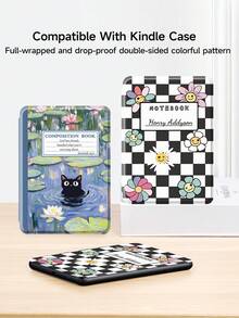 Bao bảo vệ máy tính xách tay/sách điện tử tùy chỉnh, tương thích với Kindle Paperwhite thế hệ thứ 12 (ra mắt năm 2024) và Kindle thế hệ thứ 11 (ra mắt năm 2022/2024), nhiều kiểu dáng để lựa chọn. Bao bảo vệ thời trang này cũng phù hợp với Kobo Clara 2E và Kobo Libra 7 inch, nhiều màu sắc để lựa chọn. Thích hợp làm quà Giáng sinh hoặc năm mới cho gia đình và bạn bè. - Nhiều màu - Xem 7