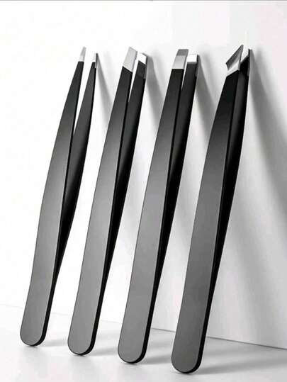 专业脱毛镊子套装，迷你旅行镊子，面部毛发和眉毛镊子，精密镊子，敏感肌肤适用