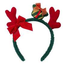 Christmas Headband, Cute Reindeer, Christmas Tree, Antlers, Snowflake, Bell Hair Clips, Deer Hair Accessories, Christmas Decorations. This Festive Headpiece Features Classic Christmas Elements Like Christmas Trees, Santa Hats, Reindeer Antlers, Snowflakes, And Bells, Creating A Lively And Adorable Look Perfect For Christmas Season Decoration And Accessories. - Multicolor C - View 5