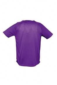 THEGEWA 5 Breathable Sports T-Shirts, Different Colors, Various Sizes, From XS To 3XL - Purple - View 5