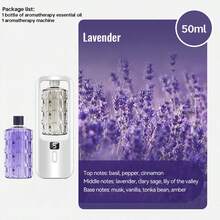 可充电自动香薰机，酒店精油香薰机，持久留香，办公室空气清新剂 - 5 种可调节模式，6 种香薰精油可选：香格里拉、秀、薰衣草、安茹梨百合、真我、栀子花 - 彩色 - 查看 14