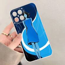 Blue Skirt Girl Phone Case For Honor X5 X5B X5B Plus X6 X6B X7 X7A X7B X7C X8 X8A X8B X8C X9 X9A X9B X9C Cartoon Transparent Shockproof Full Coverage TPU Phone Case Simple Fashion Shockproof Soft Case Creative - Mix Color 1 - View 3
