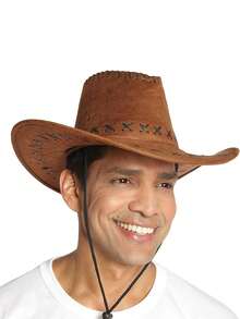 1件/2件复古牛仔帽套装，男女通用牛仔帽，防晒宽檐帽，牛仔帽围巾套装，牛仔帽太阳镜套装，西部牛仔服装套装，派对帽，头带，头巾，适合日常装饰、户外旅行、徒步旅行、情人节