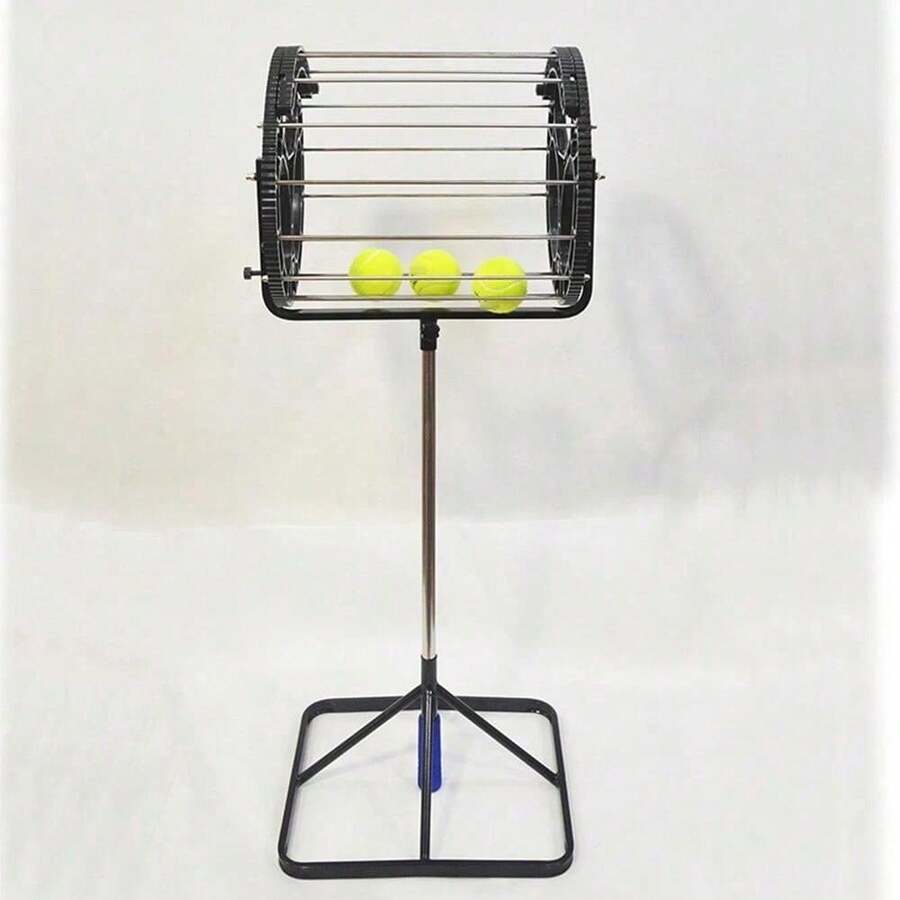 2-In-1 Tennis Ball Retriever Basket Roller Hopper - Efficient 55 Balls Picker For Easy Collection And Storage, Durable Stainless Steel Design - Multicolor - View 1