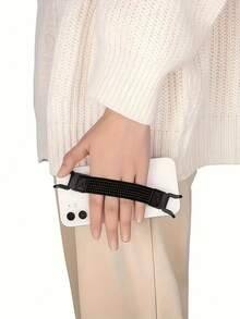 Portable Phone One-Handed Operation With Anti-Slip Strap And Shoulder Strap Magic Tool To Relieve Finger Soreness - Suitable For 5.2-7.5-Inch Smartphones
