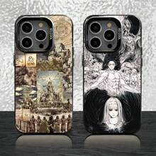 History Of A-Attack On T-Titan Phone Case Compatible With  16,15,14,13,12,11,Pro,Max,Plus,Mini,SE Gray Black Matte Laser Back Cover, Cover Compatible With  17 Pro Case,  17 Pro Max Case,  17 Case,  16 Pro Case - z6 - Xem 2