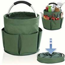 Multifunctional Oxford Cloth Tool Storage Bag - 6-Compartment Large Medium Design, Foldable Space-Saving, Reinforced Handle, Essential Gardening Home Accessory - Multicolor - View 15