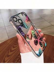 Custodia in silicone placcata per iPhone 11, 12, 13, 14, 15, 16, 17 Plus Pro Promax XS/X XSMAX, di alta qualità e alla moda