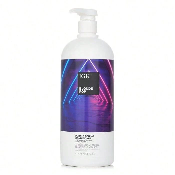 IGK Blonde Pop Purple Toning Conditioner - 如圖 - 查看 1