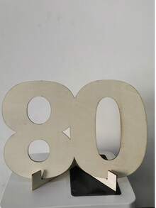 1 طقم أرقام خشبية شخصية لكتاب الضيوف لحفلات عيد الميلاد 18/30/40/50/60 - هدية مثالية لحفلات عيد الميلاد 18/30/40/50/60، اكسسوارات عيد الميلاد الشخصية، ديكور حفلة البلوغ بطاقة تهنئة خشبية