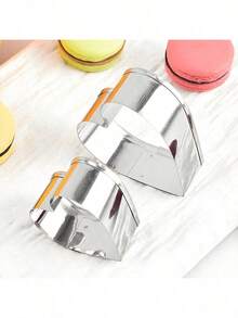 Precision Geometric Cookie Cutter Set, 30-Pack - Food- 430 Stainless Steel, Rust-Proof & Dishwasher  For Home And Commercial Baking​​​ - 銀色 - 查看 9