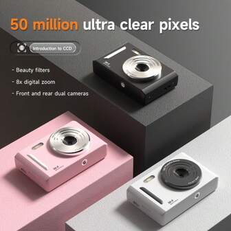 M26 Digital Camera, Photo Printer, Photography Camera, Travel Essential, Small Tool, Photography Equipment, Travel Photography, Compact Design, Fashionable Appearance, Reliable Performance, Sturdy Structure, Compact Camera, Amateur Hobbyist, Student