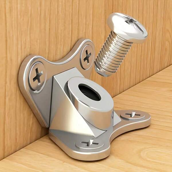 6 Stücke Zinklegierung Schmetterling Winkelhalterungen, Holzbrett Winkelverbinder, abnehmbare Winkelstreben mit Schrauben - abnehmbare Holzbearbeitung, Möbel, Schubladen, Schrank und Kleiderschrank Stützverbinder, Möbelbeschläge