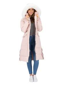 SAKERS OUTDOOR CLOTHING Women Winter Coats - 珊瑚粉 - 查看 4