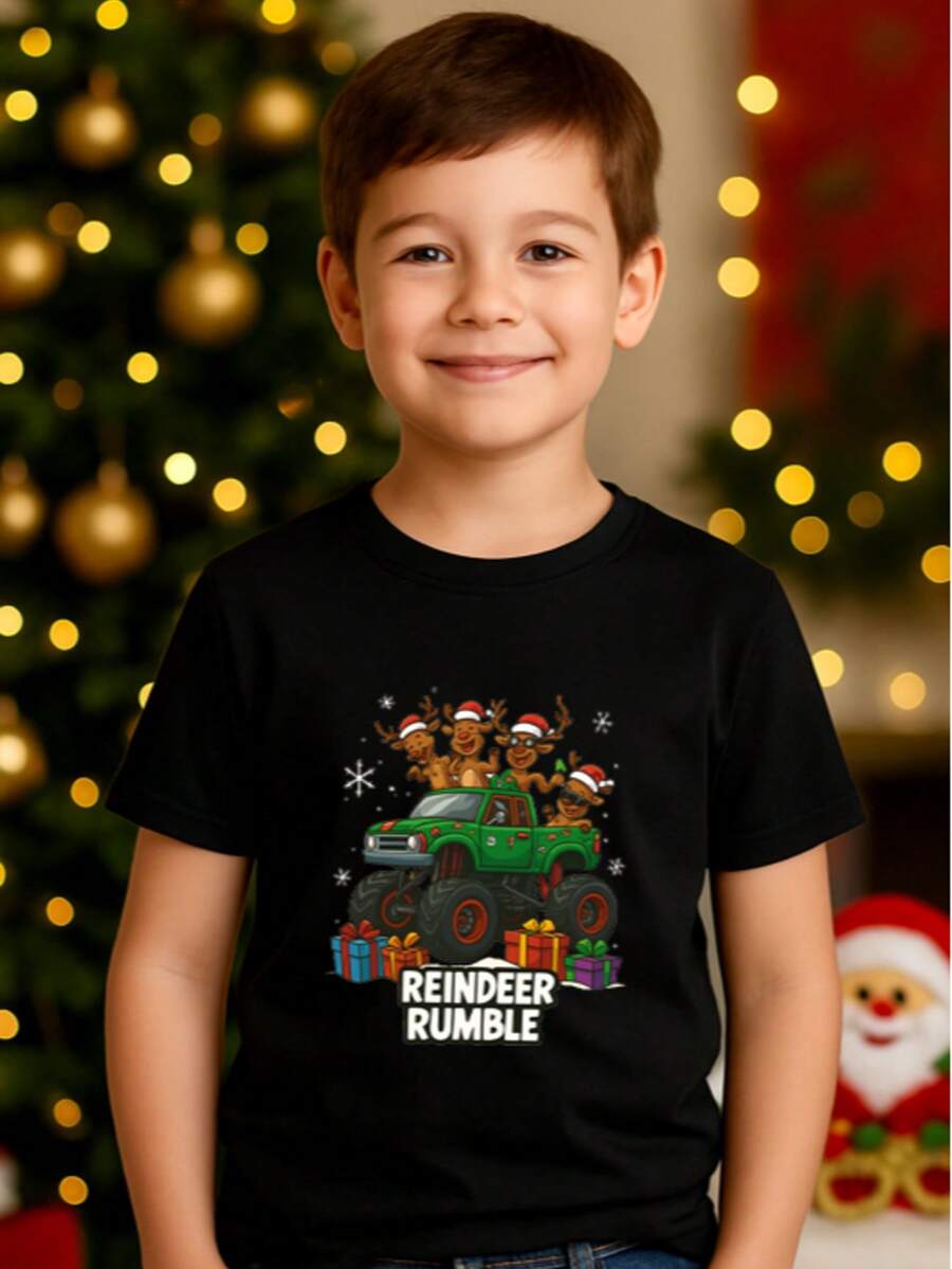 Young Boys T-Shirts - Black - View 1