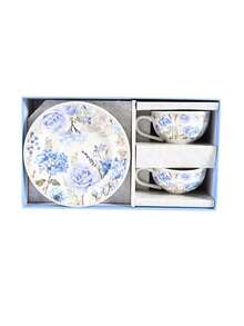 Juego de tazas de café de cerámica, taza de té de porcelana grande con asa, regalo de Navidad, regalo de inauguración de casa - apto para microondas y lavavajillas, juego moderno de tazas de café de cerámica con asa para té/latte/capuchino/leche/cacao, regalo de fiesta de té de la tarde, cumpleaños, Acción de Gracias