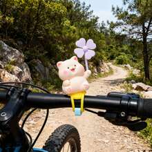 1Pc Bicycle Decoration Animal Windmill - Creative And Cute Style Bicycle Accessories - Ideal For Decorating Bicycles And Mountain Bikes, Can Be Used As A Holiday Gift.