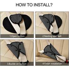 Almohadillas para Cinturón Cojín de Almohadillas Protectores Cobertores Cojín de Viaje Fundas de Cinturones de  Almohadillas Protectoras Hombro - 1 - Ver 2