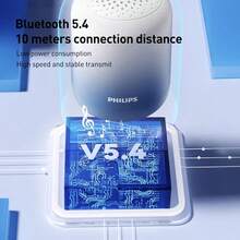 PHILIPS 便携式迷你蓝牙音箱，音量大，低音强劲，内置电池续航8小时，支持TWS真无线蓝牙配对，蓝牙5.4，适合居家、旅行、户外活动等各种场合。 - 彩色 - 查看 6
