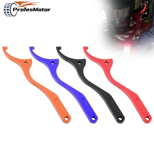 Llave de amortiguador trasero de motocicleta adecuada para KTM SX SXF XC XCF EXC EXCF 125 200 250 300 350 400 450 500 TE TC FE Herramienta universal