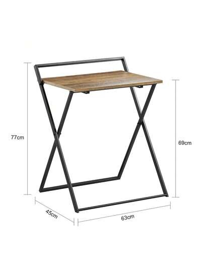 SoBuy FWT88 Small Folding Bureau Computer Tafel Work Home Office Snack Sofa Side Approx.: 63 77 45 Cm view 3