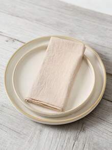 2/6/12/240张装现代简约纯色餐巾，天然木纹优雅装饰，适用于派对、家庭餐桌、餐垫