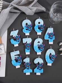 شمعات رقمية من 0 إلى 9 بتصميم "Love Stitch" ضرورية لديكور الخلفية، الحفلات، الزفاف والتجمعات. مناسبة للديكور اليومي، أعياد الميلاد والحفلات، وهدايا الحفلات الصغيرة. مثالية لديكور خلفية عيد الميلاد والحفلات والزفاف